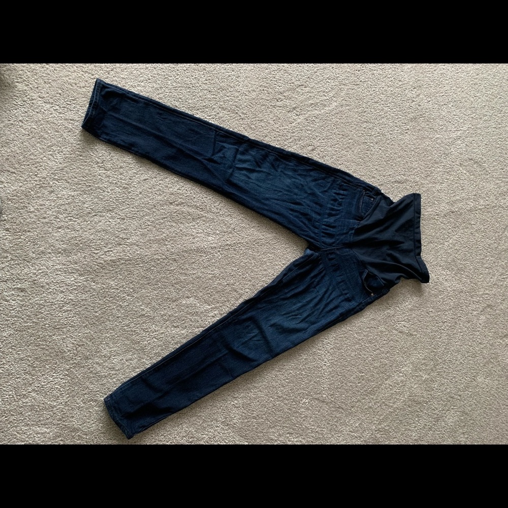 AG Maternity Jeans- straight leg, relaxed fit